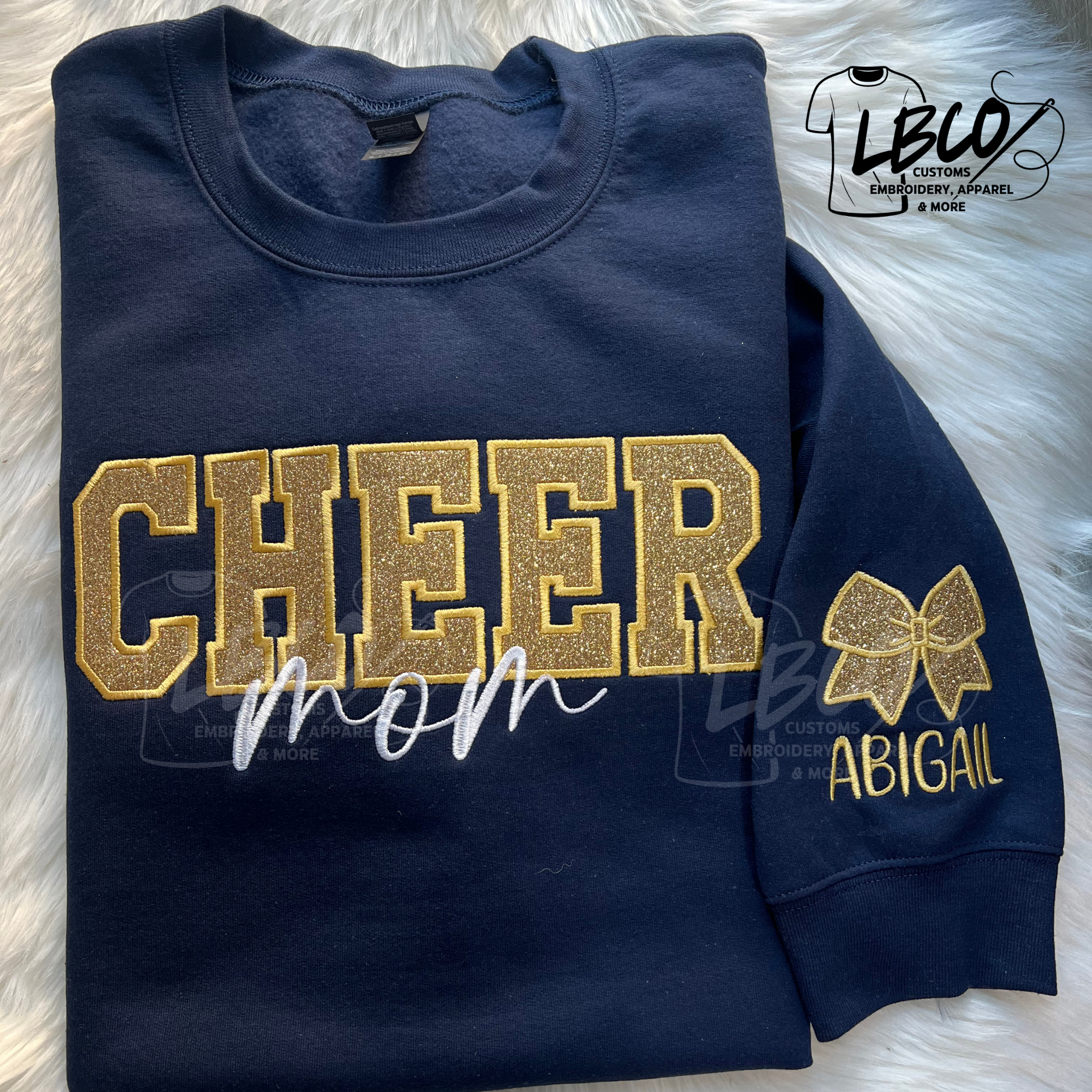 Cheer Mom Embroidered w/ Sleeve